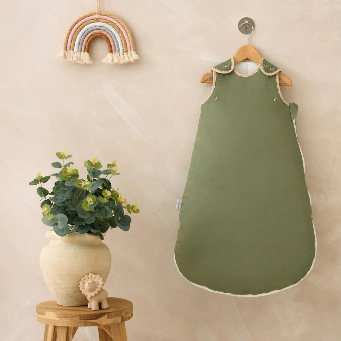 Clair De Lune Organic Sleeping Bag (0-6 Months) - Forest Green