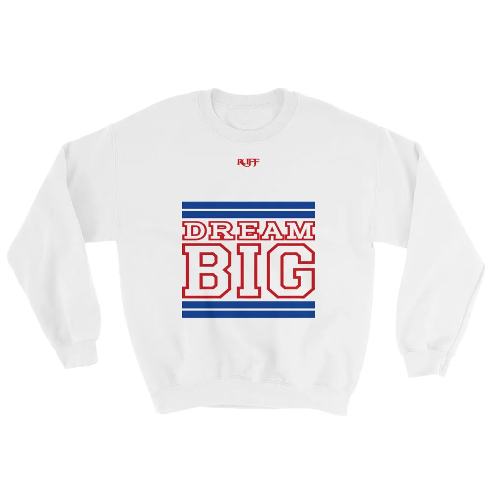 White Royal Blue and Red Sweatshirt