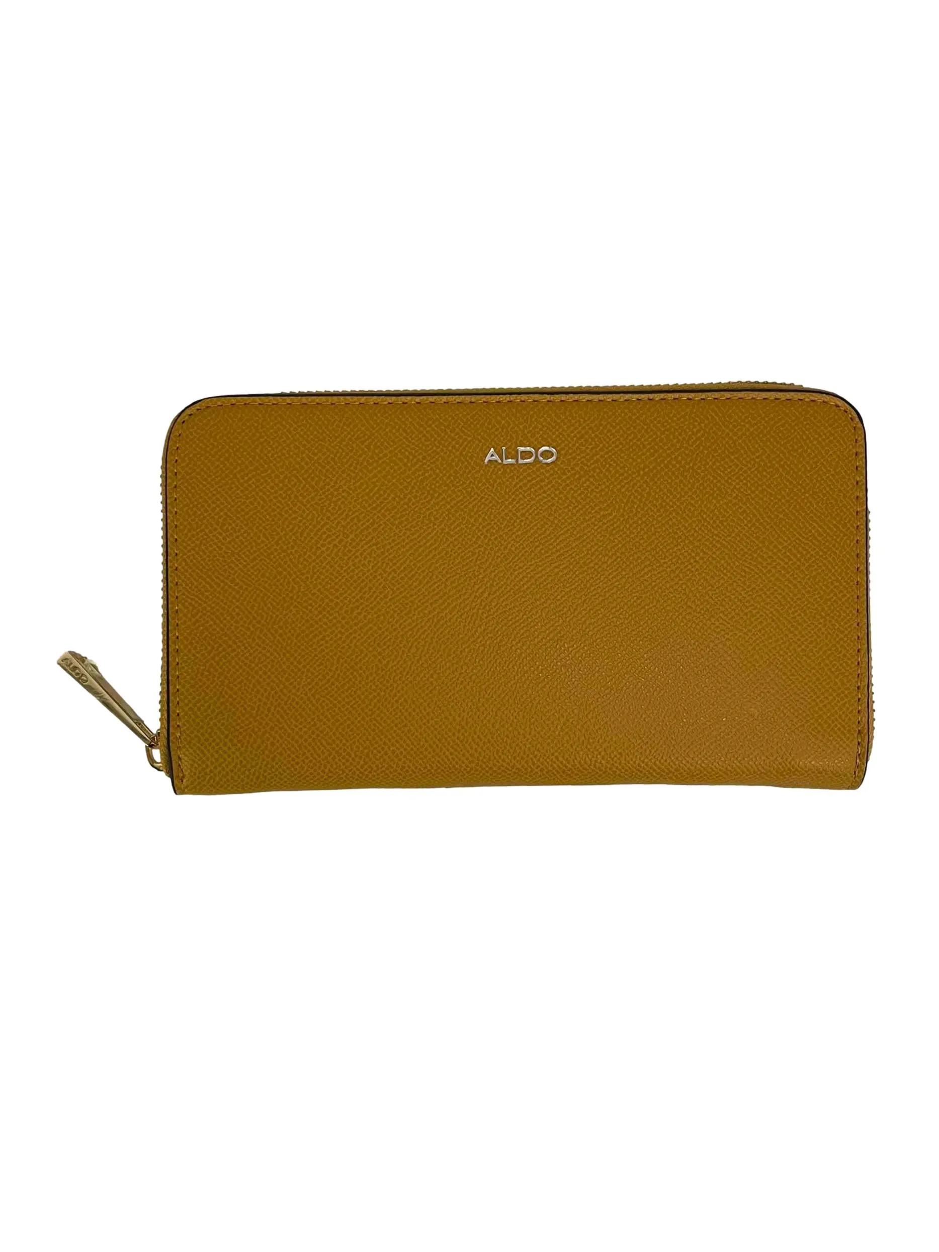 Yellow PU Leather Yellow Long Wallet